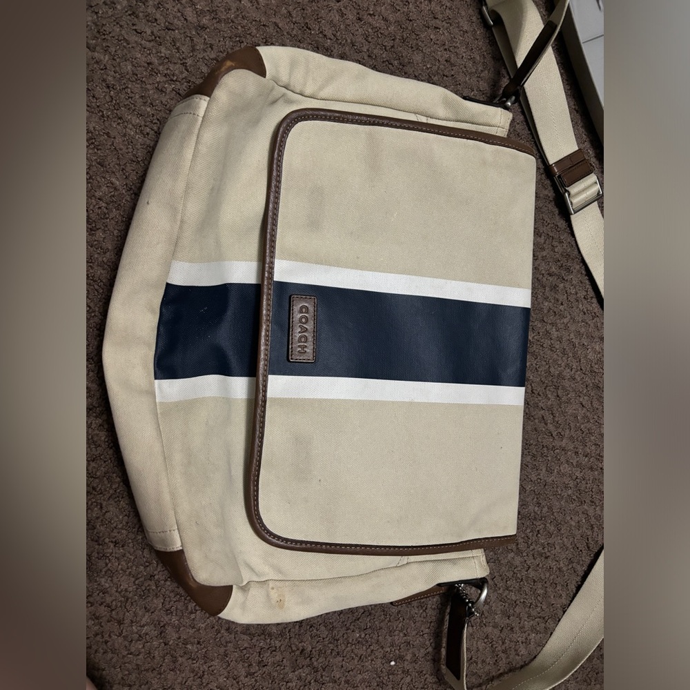 COACH crossbody laptop bag